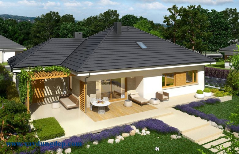 Mẫu thiết kế nhà cấp 4 đẹp