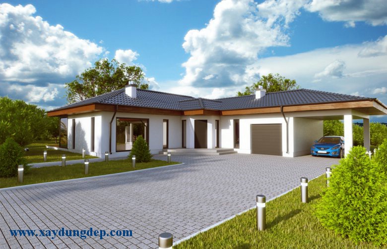 Mẫu thiết kế nhà cấp 4 đẹp