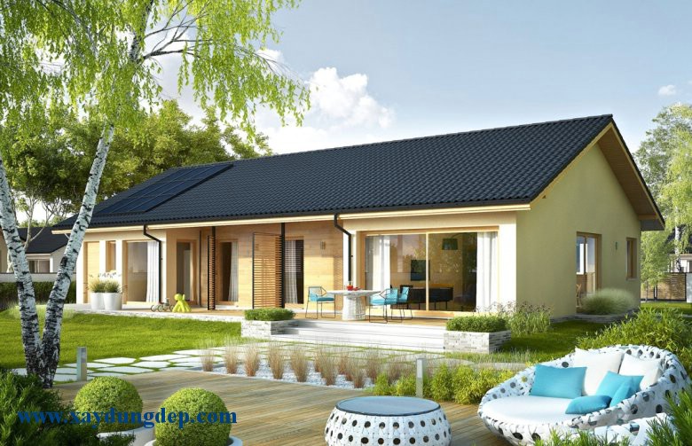 Mẫu thiết kế nhà cấp 4 đẹp