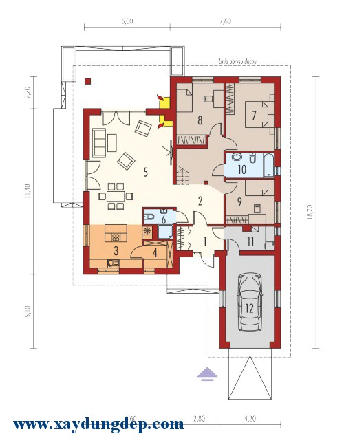 Mẫu thiết kế nhà cấp 4 đẹp