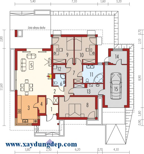 Mẫu thiết kế nhà cấp 4 đẹp