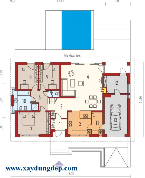Mẫu thiết kế nhà cấp 4 đẹp