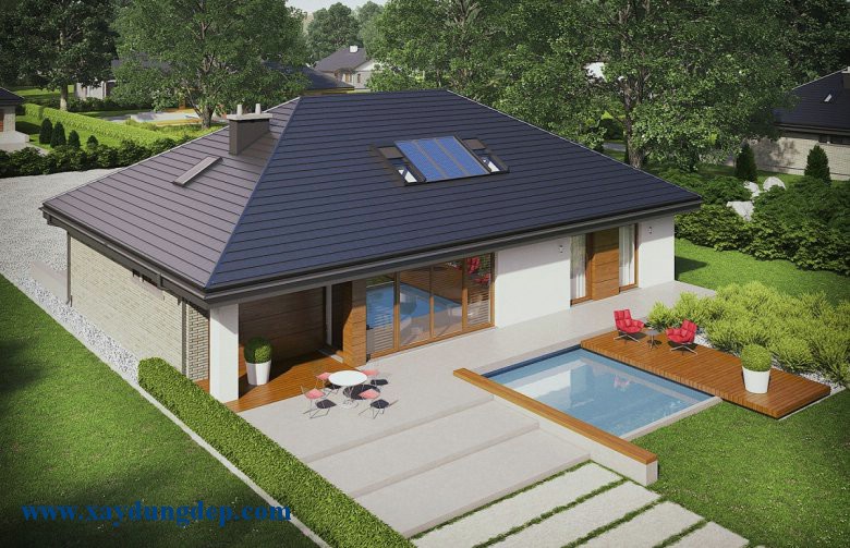 Mẫu thiết kế nhà cấp 4 đẹp